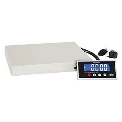 Abbildung von Wedo 507610010 Paket Waage mit Zählfunktion 100 Plus inkl. Netzgerät, 100kg/ 10g