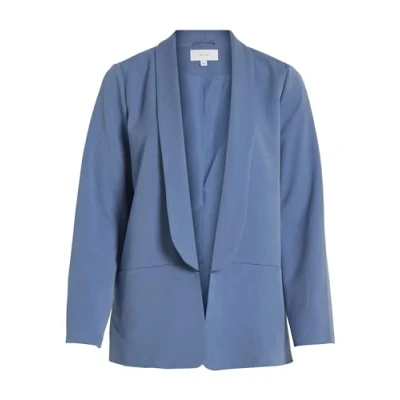Abbildung von VILA Vivarone OPEN Kurzmantel, Damen, Größe: 44, Coronet blue