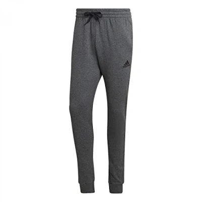 Abbildung von adidas Sportswear Essentials Tapered Jogginghose, Herren, Größe: XXL, Dark grey heather/black