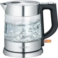 Abbildung von Severin Wasserkocher WK 3468, 1 l, 2200 W, aus Glas, kabellos, Liter, Watt