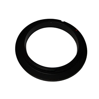 Abbildung von vhbw 52 mm Retroadapter kompatibel mit Canon EOS 1000D, 1, 100D, 1200D, 1100D, 10D Kamera Umkehrring für Objektiv