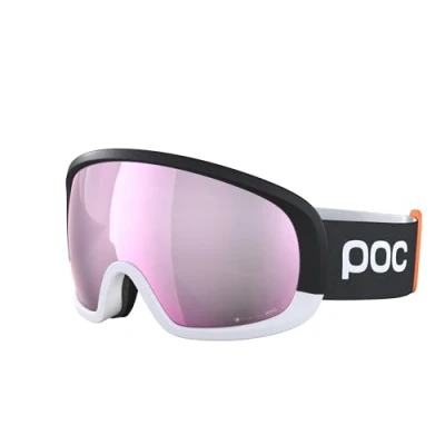Abbildung von POC Fovea Mid Clarity Comp Optimale Skibrille für den Wettkampf, Uranium Black/Clarity Low Light