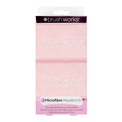 Abbildung von Brushworks Microfibre Headband DUO Haarset, Damen, Größe: One Size, Pink