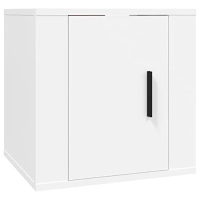Abbildung von vidaXL TV Wandschrank Hängeschrank Schrank Möbel HiFi Hängend Wohnzimmer Nachtschrank Nachttisch Schlafzimmer Weiß 40x34,5x40cm