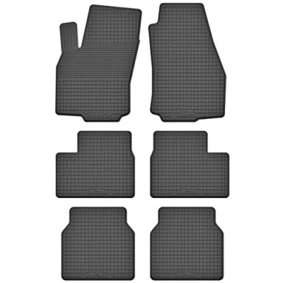 Abbildung von Gummimatten Fußmatten kompatibel mit OPEL Zafira A (Bj. 1999 2005) ideal angepasst 6 Teile EIN Set