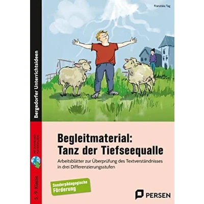 Abbildung von Begleitmaterial: Tanz der Tiefseequalle: Arbeitsblätter zur Überprüfung des Textverständnis ses in drei Differenzierungsstufen (5. bis 9. Klasse)