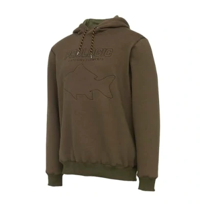 Abbildung von Prologic Mega Fish Hoodie Army Grün Größe M Angelpullover