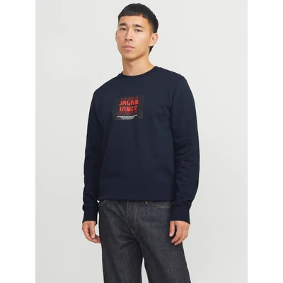 Abbildung von Jack &amp; Jones LOGO Sweatshirt, Herren, Größe: Medium, Sky captain