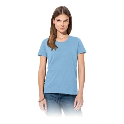 Abbildung von Stedman Classic Women T shirt Hellblau Baumwolle Medium Damen