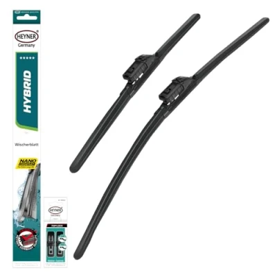 Abbildung von HEYNER® Scheibenwischer Set passend für Toyota AVENSIS (11.2008 10.2024) HYBRID Flachbalkenwischer Frontscheibenwischer