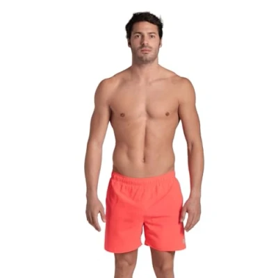 Abbildung von Arena Fundamentals Boxer R Badeshorts, Herren, Größe: Medium, Fluo red water