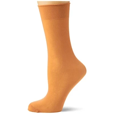 Abbildung von Nur Die Damen Kniestrümpfe 611625, 30 DEN, Braun (Mandel 116), one size (Herstellergröße: size)