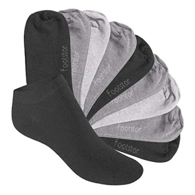 Abbildung von Footstar Kinder Sneaker Socken (10 Paar) Sneak it! Classic Grey 27 30