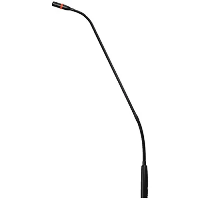 Abbildung von JTS GM 5218L Elektret Schwanenhals Mikrofon mit LED und Superniere Charakteristik, Konferenz Mikro für Durchsagen, Vorträge andere Sprach Übertragungen, in Schwarz