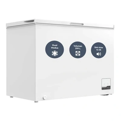 Abbildung von SCHOEPF Gefriertruhe GT300S GT300S, 112,50 cm breit, 299 l, Schnellgefrierfunktion, DUAL Modus Kühlen oder Gefrieren