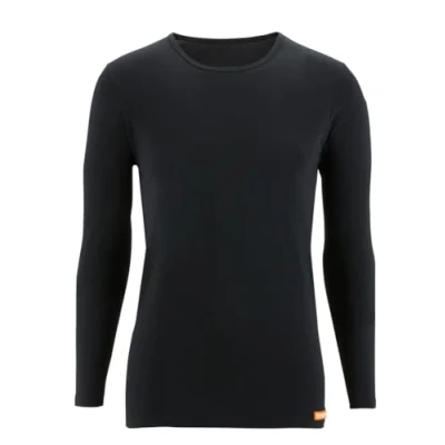 Abbildung von Bruno Banani WARM UP Langarm Unterhemd/shirt, Herren, Größe: Medium, Grau melange