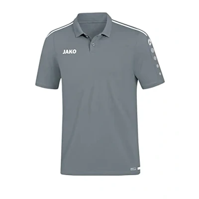 Abbildung von JAKO Herren Polo Striker 2.0, steingrau/weiß, 4XL, 6319