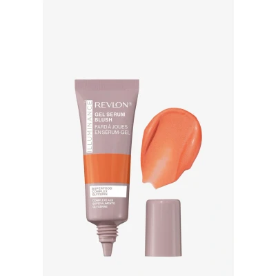 Abbildung von Revlon Illuminance Gel Serum Blush, sichtbar aufgepolsterte Wangen, ein helles und feuchtigkeitsspendendes Finish den ganzen Tag über, 130 Beaming Coral, 11ml