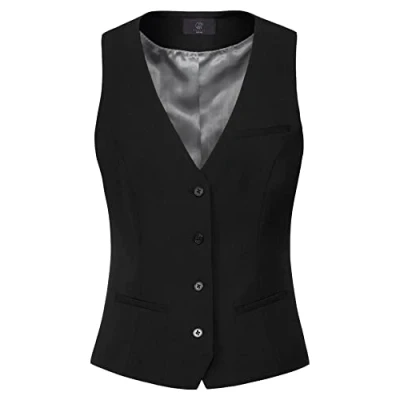 Abbildung von Greiff Anzugweste Corporate Weste PREMIUM Damen OEKO TEX® Schwarz 52