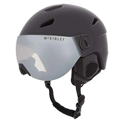 Abbildung von Intersport Unisex Erwachsene Pulse S2 Visor Hs 01 Ski Helm, Black, M