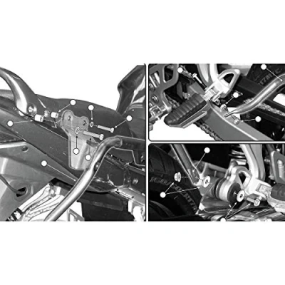 Abbildung von Givi PLX539 Seitenkoffer Träger für Monokey Side V35 Koffer, Schwarz, Größe 40