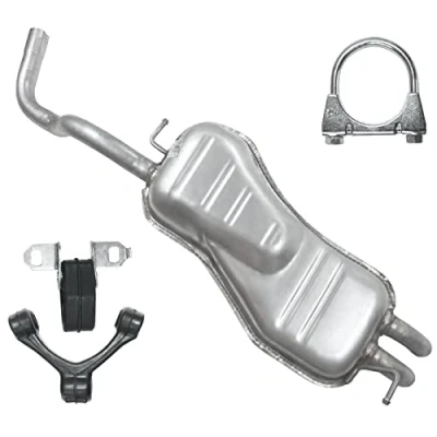 Abbildung von Endtopf Auspuff für A3 8L Seat Leon 1 I VW New Beetle Golf 4 IV 1.8 2.0 1.6
