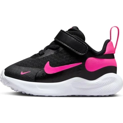 Abbildung von Nike Performance Revolution 7 Unisex Laufschuh Neutral für Kinder, Größe: 17, Black/hyper pink/white Schuhe
