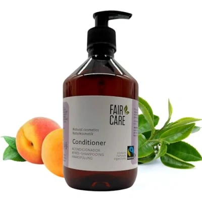 Abbildung von FAIR CARE Conditioner mit Aprikose &amp; Grüntee 475 ml FAIRTRADE Haarpflege feuchtigkeitsspendend pflegend