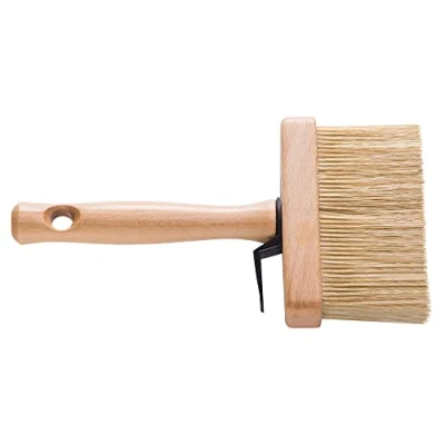 Abbildung von HARDY WORKING TOOLS Flächenstreicher, Terrassenstreichbürste, Größe 140mm x 40mm, Flachpinsel, Borstenlänge 60mm, Lasurpinsel, Pinsel Holzlasur, Holzpinsel, Deckenbürste, Serie 82, A0240 826014