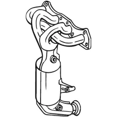 Abbildung von BOSAL 090 657 Katalysator Euro 5, 6 mit Anbauteilen PEUGEOT: 208 I Schrägheck, 207 5008 I, CITROËN: C3 II, Berlingo II Kastenwagen