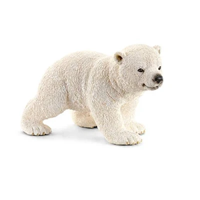 Abbildung von schleich 14708 Eisbärjunges, laufend, ab 3 Jahren, WILD LIFE Spielfigur, 4 x 7 cm