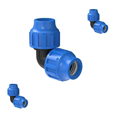 Abbildung von KIRCHHOFF Verbindungswinkel 90 Kunststoff 20 x mm für HDPE Rohr 3x Stück im Set verschiedene Größen DVGW geprüft Trinkwasserqualität Made in EU