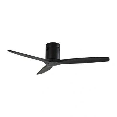 Abbildung von Lucande Deckenventilator Vindur, schwarz, DC, leise, 132 cm