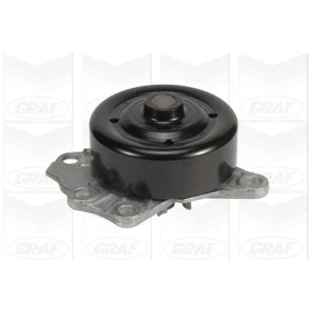 Abbildung von GRAF PA1020 Wasserpumpe mit Dichtung mechanisch Stahlblech 95 für Keilrippenriementrieb TOYOTA: Yaris II Schrägheck, Aygo, III Schrägheck