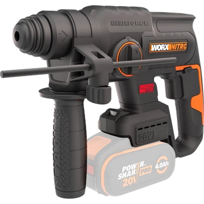 Abbildung von Worx Akku Bohrhammer &quot;NITRO WX381.9&quot;, Brushless Motor, variable Drehzahlsteuerung, ohne &amp; Ladegerät