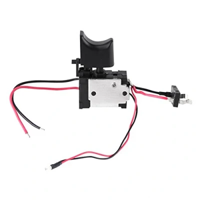 Abbildung von Elektrischer Bohrer Schalter, 12 V Lithium Akku, Geschwindigkeitskontroller für Akkubohrer, Auslöserschalter mit kleinem Licht