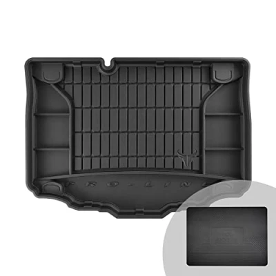 Abbildung von FROGUM ProLine 3D Gummimatte Exklusive Auto Kofferraummatte Kofferraumwanne für Citroën C3 I 2002 2009 Bequemer Organiser Die höchsten Kanten