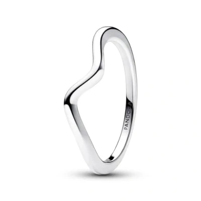 Abbildung von Pandora Polished WAVE Ring, Damen, Größe: 60, Sterling silver