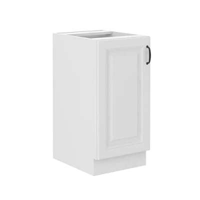 Abbildung von Küchen Preisbombe Unterschrank 40 cm Küche Stilo Weiß Küchenzeile Küchenblock Einbauküche Landhaus