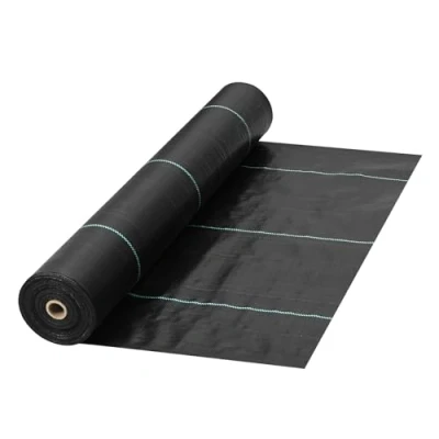 Abbildung von VEVOR gewebter Bodendecker Unkrautschutz, 5,8 Unzen Landschaftsstoff, 3&#039;x 300&#039; Gartenmatte
