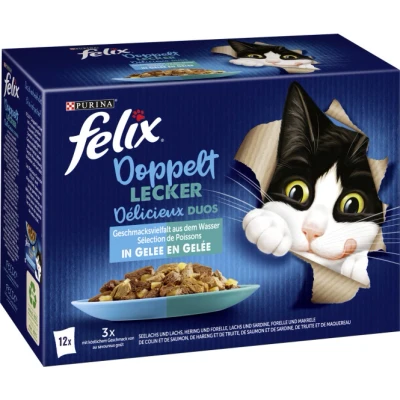 Abbildung von Felix Doppelt lecker Geschmacksvielfalt aus dem Wasser in Gelee