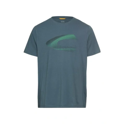 Abbildung von camel active Tshirt print, Herren, Größe: 4XL, Tinted blue