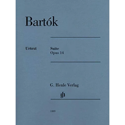 Abbildung von Suite op. 14 für Klavier: Instrumentation: Piano solo (G. Henle Urtext Ausgabe)