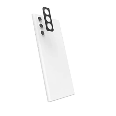 Abbildung von Hama Kamera Schutzglas für Samsung Galaxy S22 und S22+ (5G) (Schutzfolie volle Abdeckung, kompatibel mit allen Handyhüllen, Hartglas Kameralinsen) schwarz
