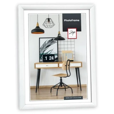 Abbildung von ZEP KW11, Weiß, Einzelbilderrahmen, Tisch, Wand, 21 x 29,7 cm, Rechteckig
