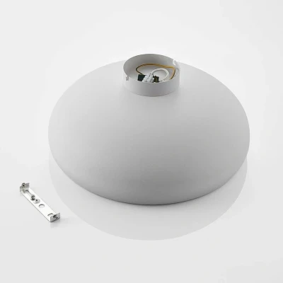 Abbildung von Lindby Deckenlampe Gerwina, Ø 40 cm, weiß, gold, Metall