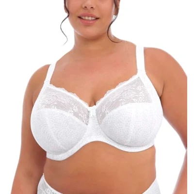 Abbildung von Elomi Damen Morgan Banded Underwire Stretch Lace Bra Vollschalen BH, Weiss/opulenter Garten, 70L