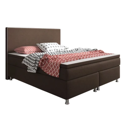 Abbildung von interbed Boxspringbett King Size 180x200 cm 7 Zonen Taschenfederkern Matratze inkl.Topper (inkl.Kopfteil mit Matratzen und Topper, Komplettbetten), SOFORT LIEFERBAR