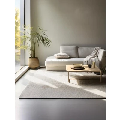 Abbildung von HANSE Home Teppich &quot;Dhaka&quot;, rechteckig, Handgewebt, Jute, Wolle, Natur, Wohnzimmer, Flur, Klassisch, Boho