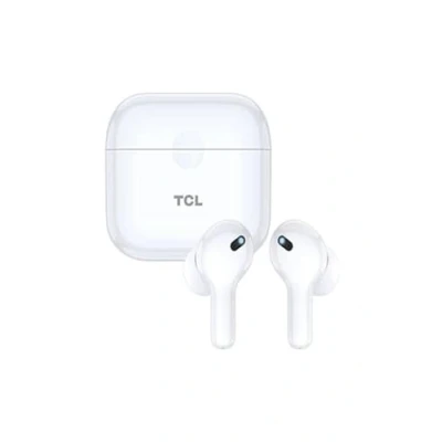 Abbildung von TCL Moveaudio S108 Kabellose Kopfhörer (Geräuschunterdrückung mit ENC Technologie, Bluetooth 5.0, IP54, Touch Steuerung) Pearl White
